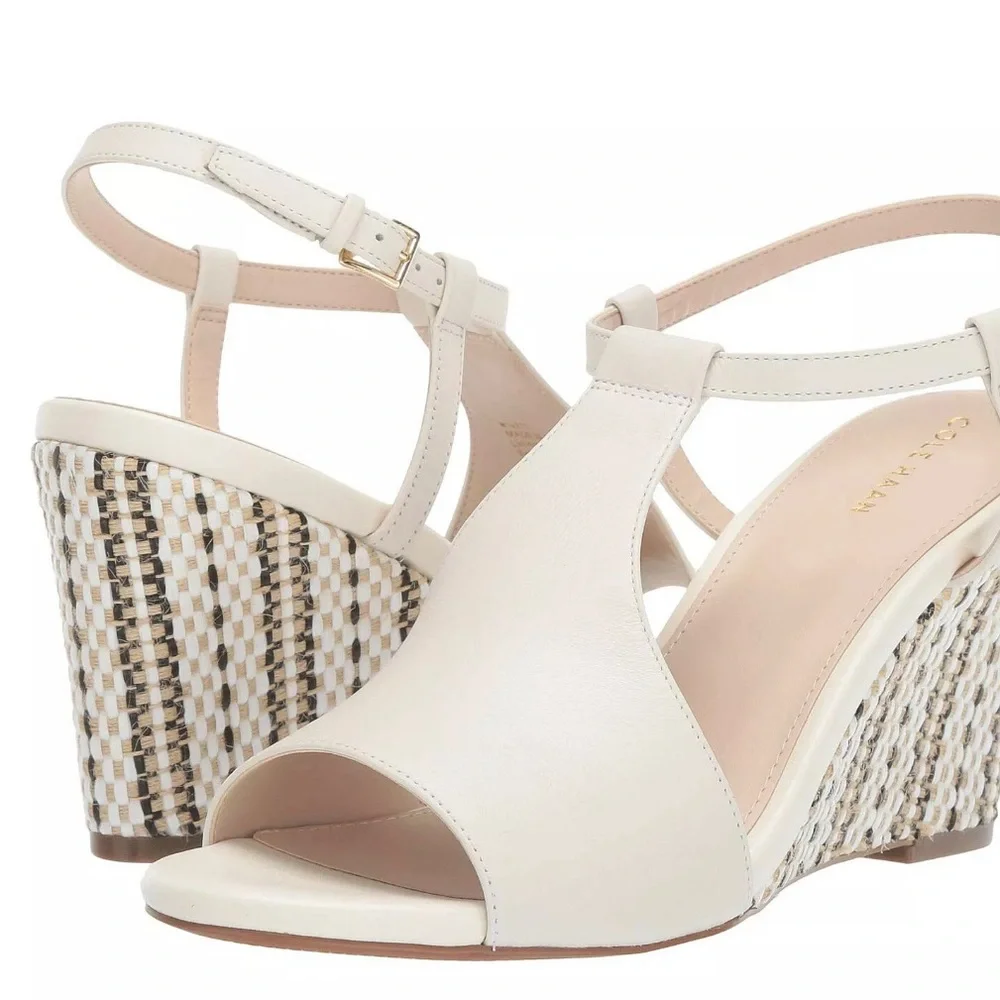 NEW Cole Haan Heels Maddie Wedge Sandals